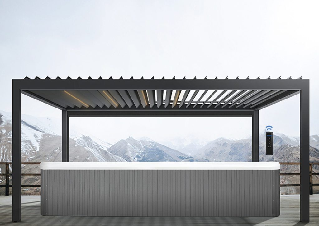 outdoor louvered pergola jersey shore